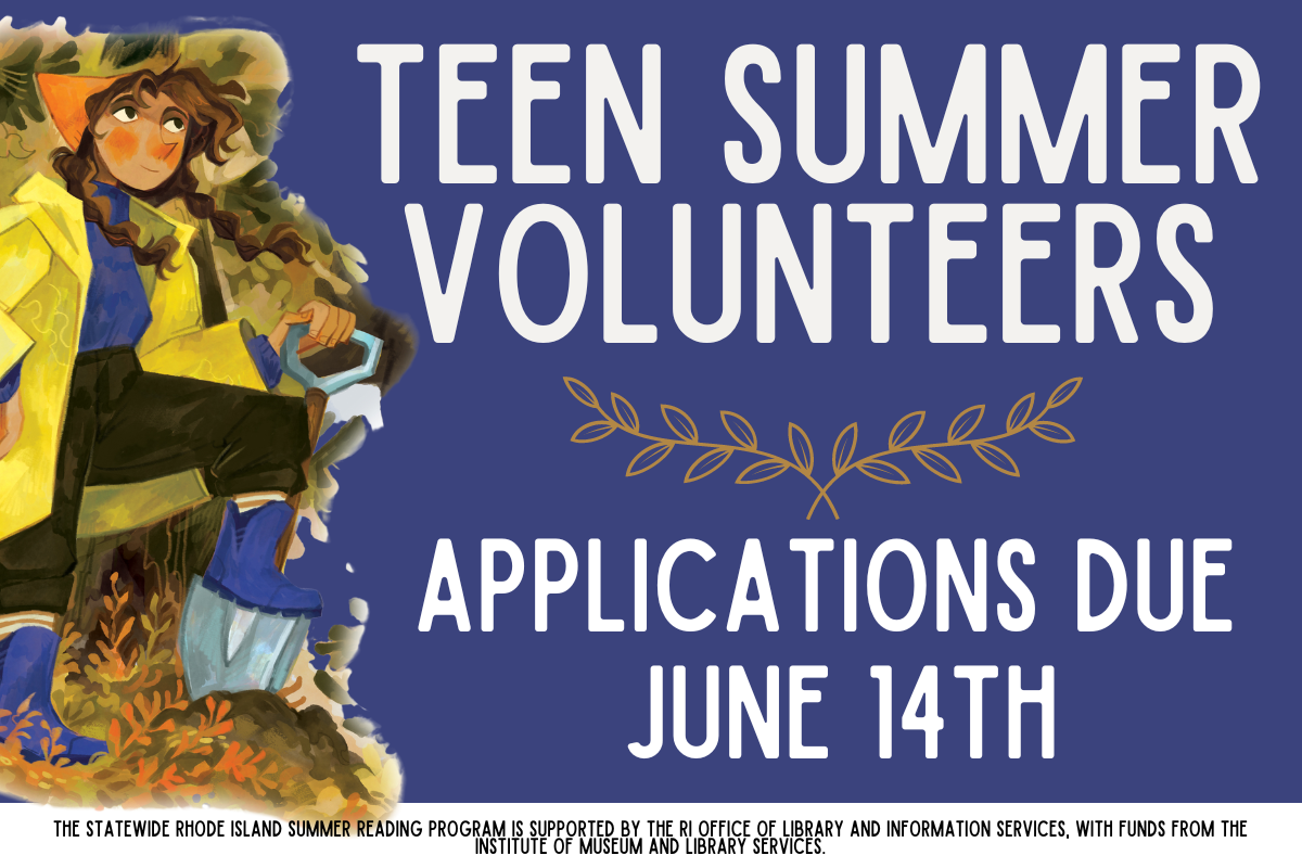 teen summer volunteers applications due june 14th
