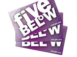 Five Below Gift Card 