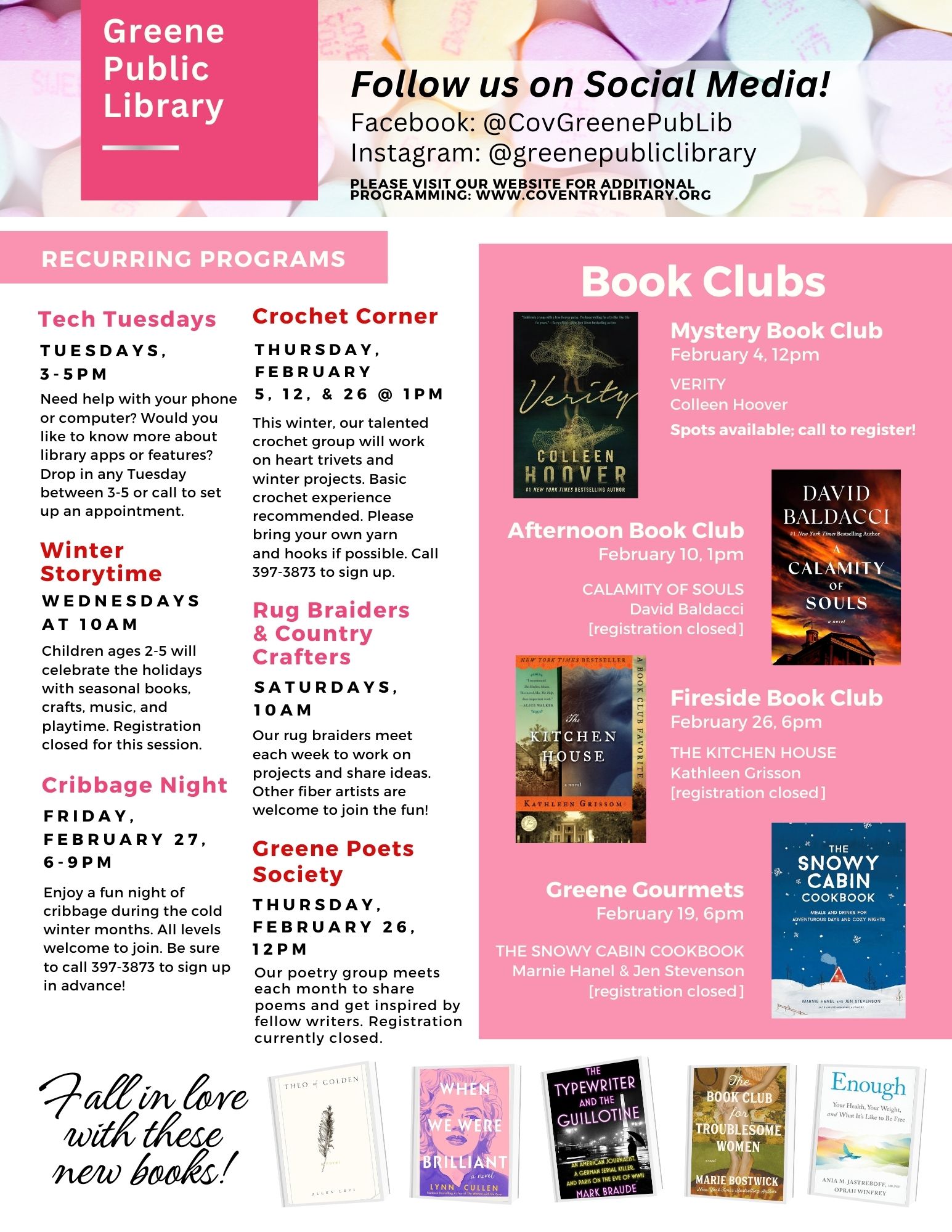 Greene Newsletter, page 1