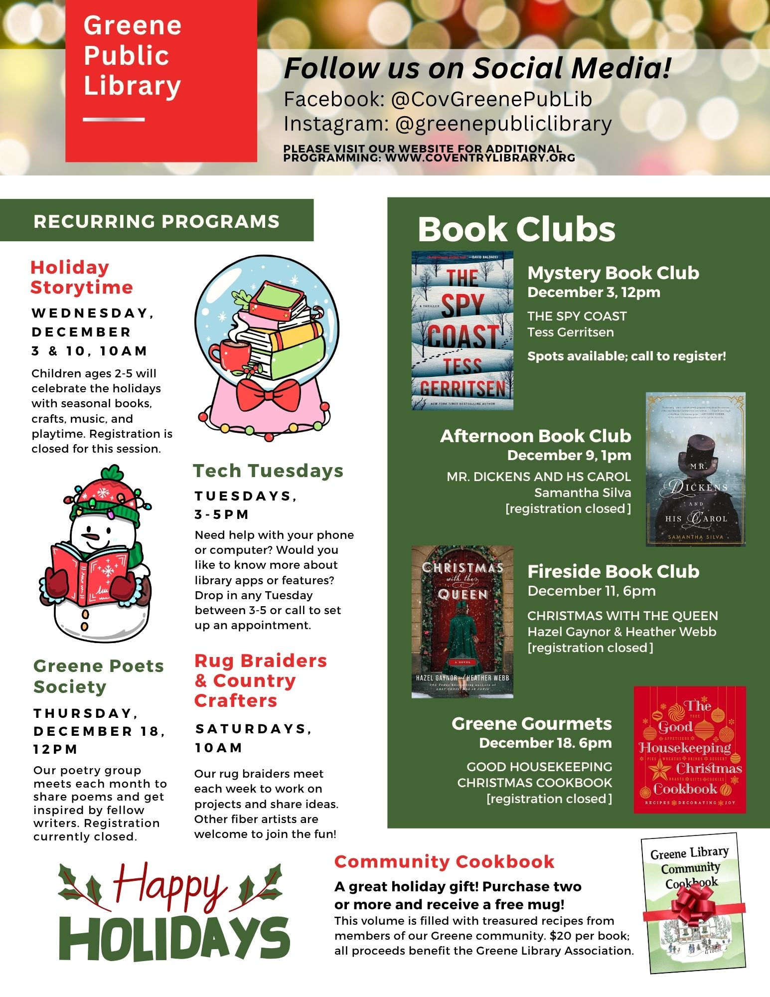 Greene Newsletter, page 2