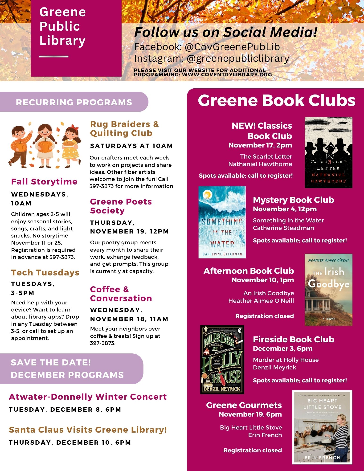 Greene newsletter, page 2