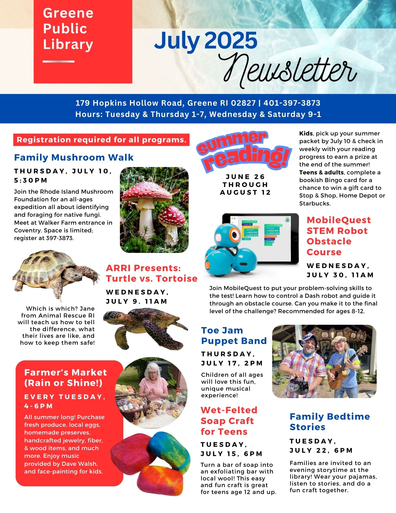 Greene July Newsletter, page 1