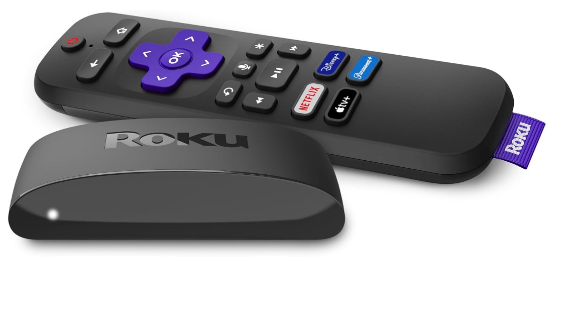 Roku stick available from the Library of Things at the Coventry Public Library