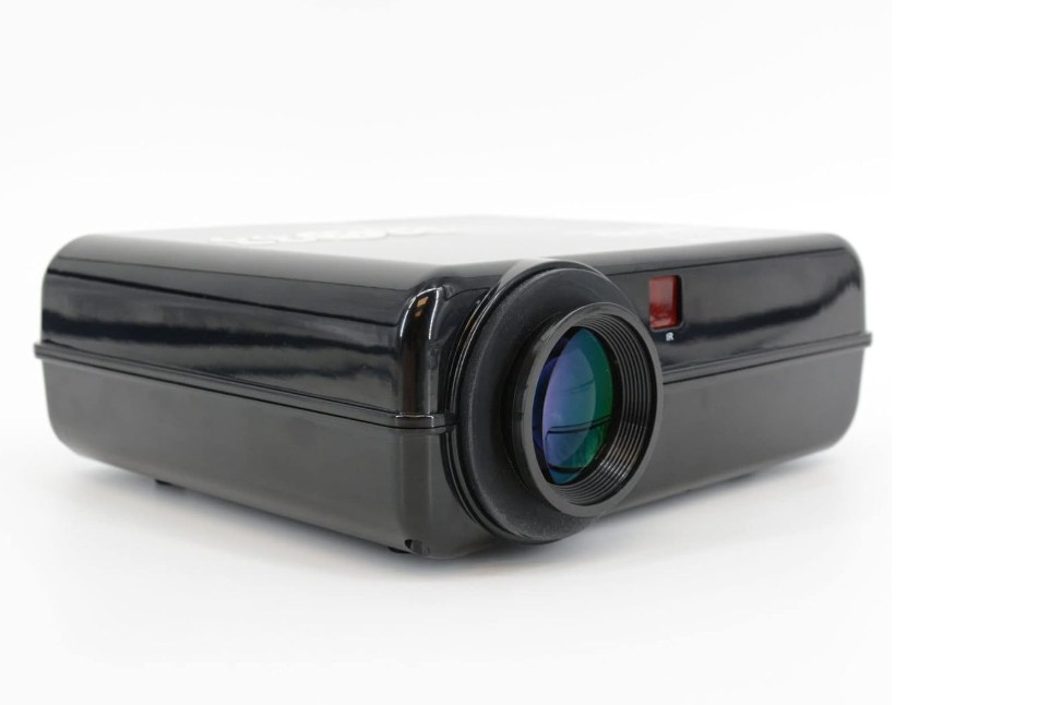 Projector and inflatable screen available from the Coventry Public Library's library of things