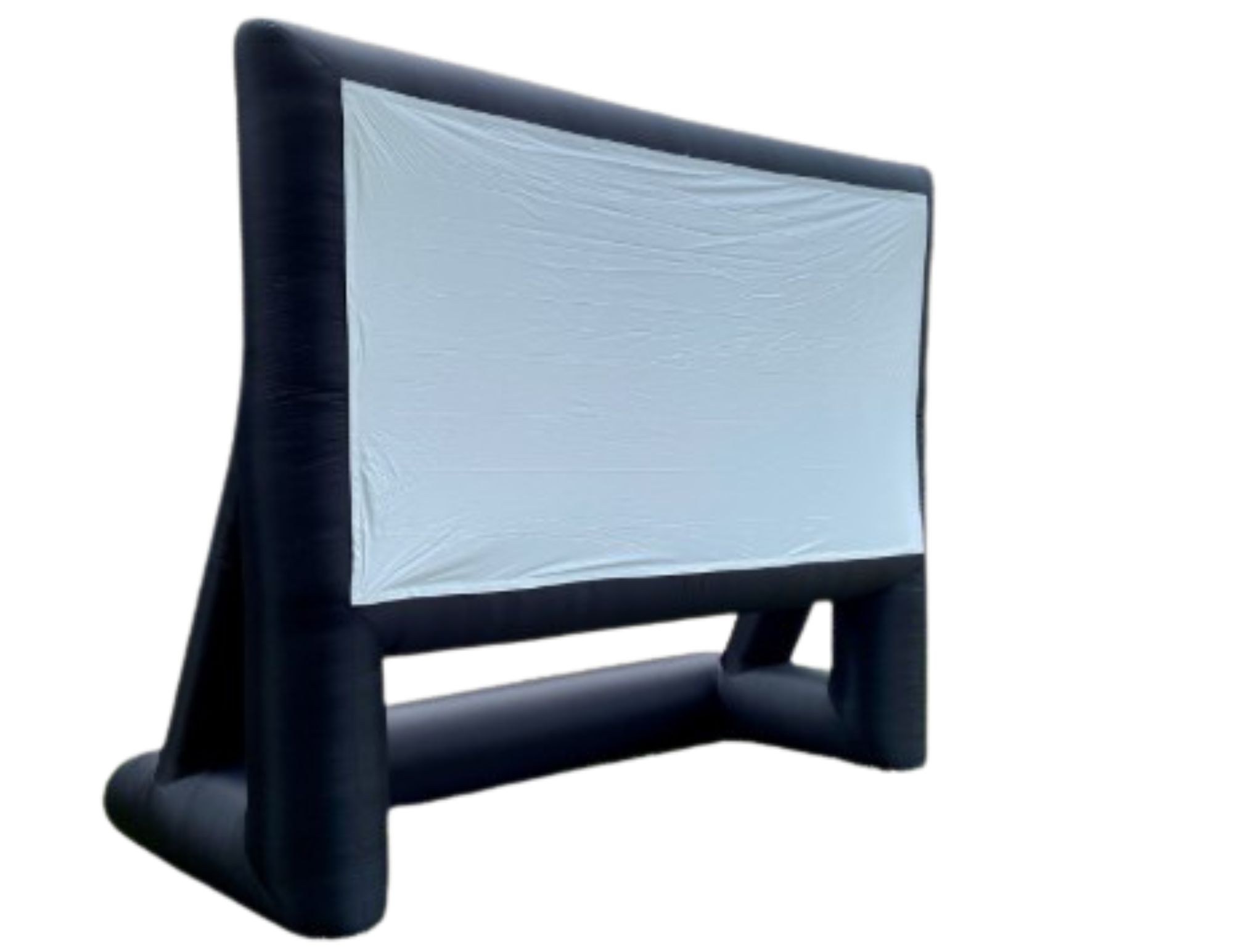 Projector and inflatable screen available from the Coventry Public Library's library of things