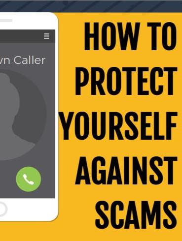 Phone with Unknown Caller and text: How to Protect Yourself Against Scams