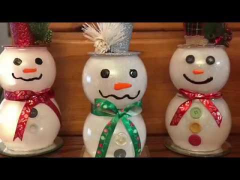 Snowman Craft for Teens & Adults!