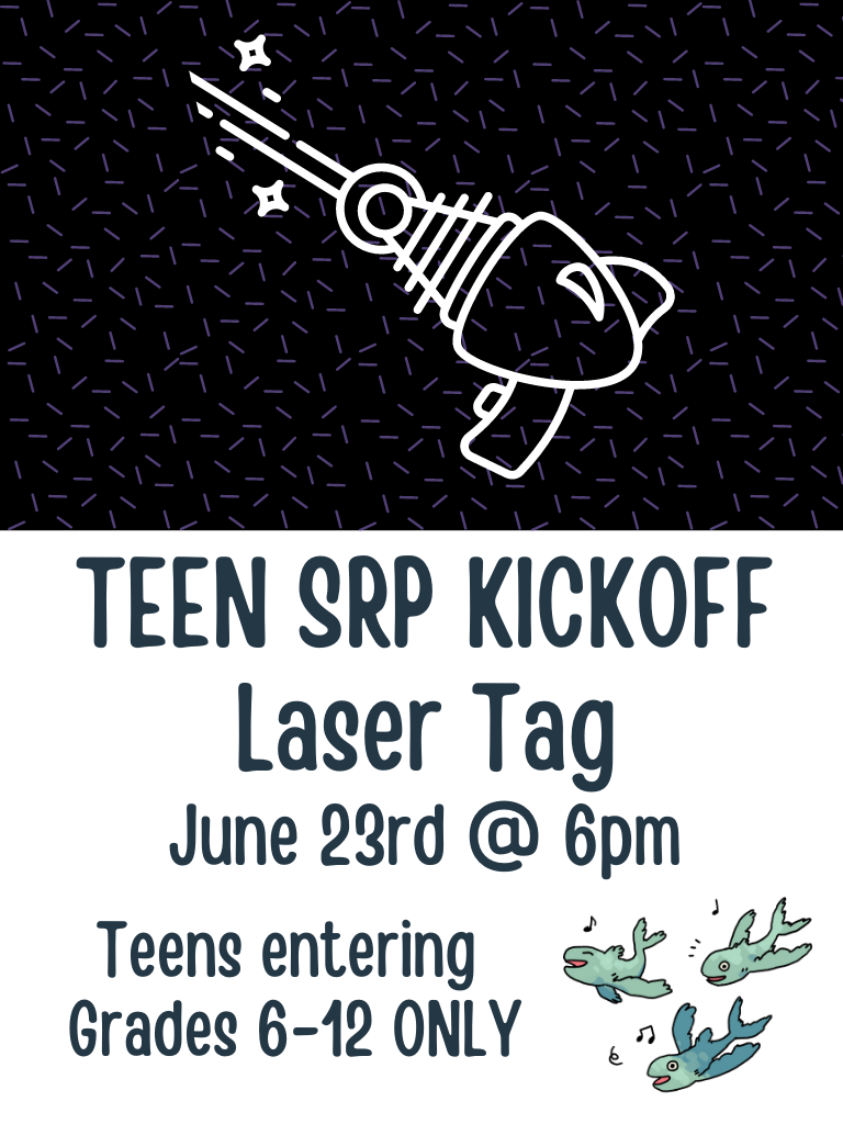 teen summer reading kickoff laser tag