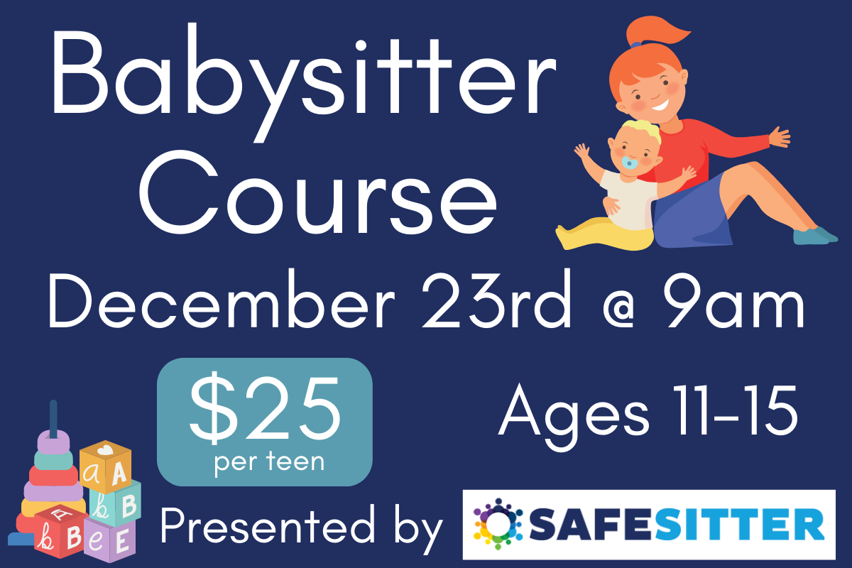 babysitter course december 23rd