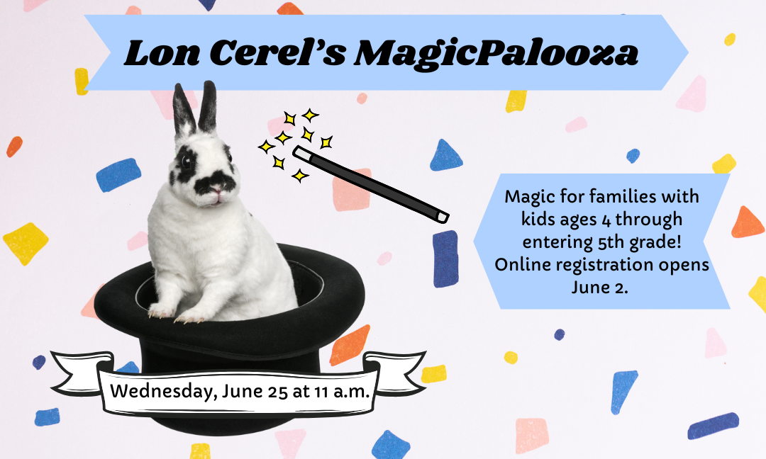 Rabbit in a hat with a magic wand