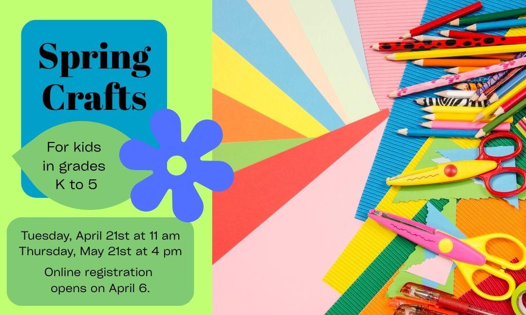 spring crafts with pencils