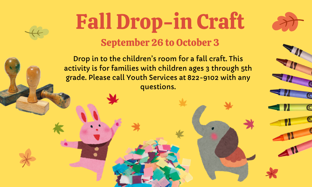 drop in fall kids craft