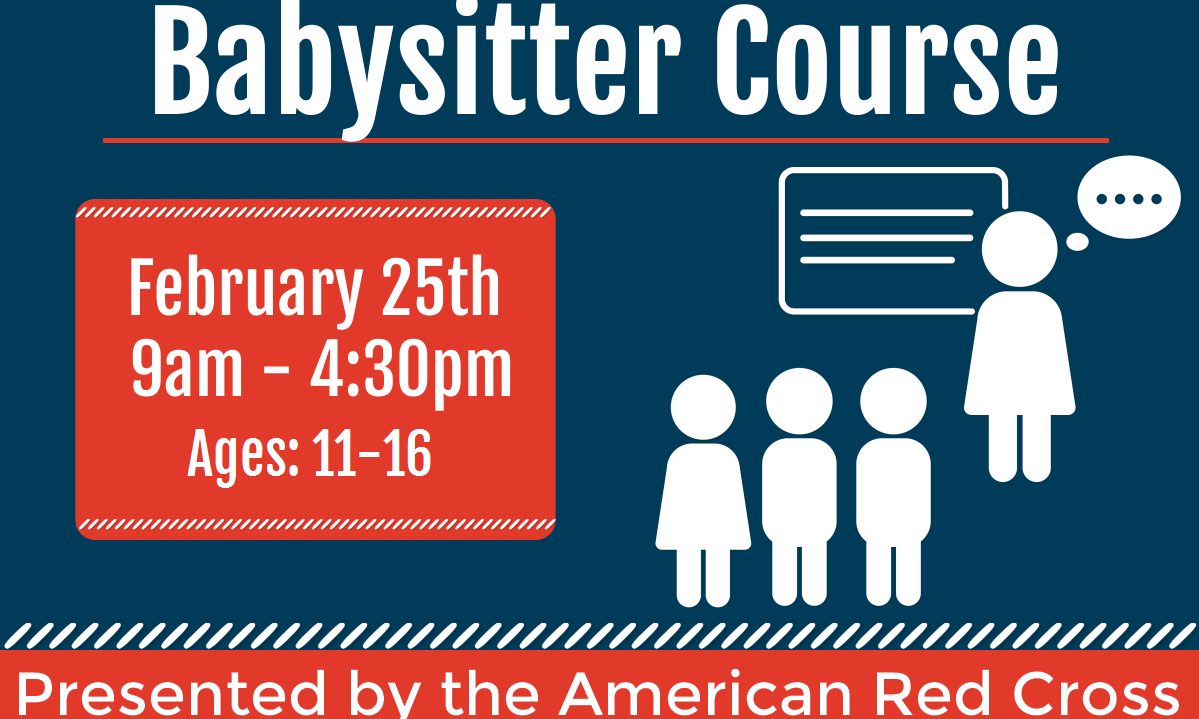 babysitter course february 25th ages 11-16