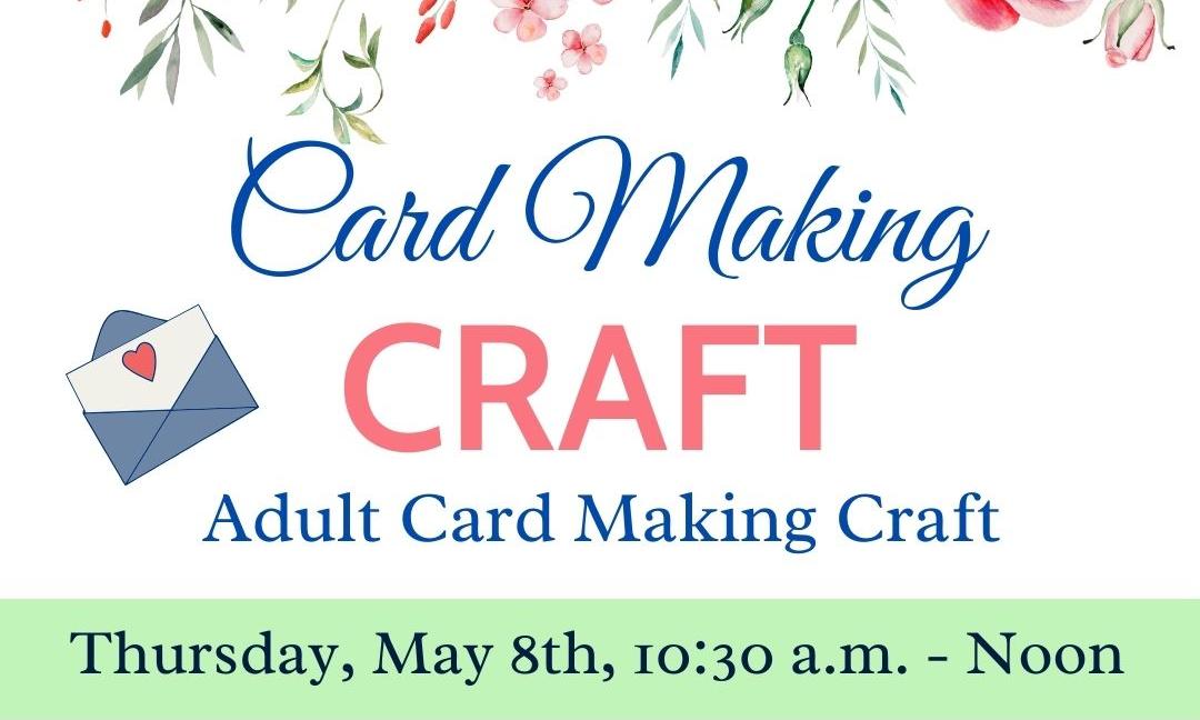 Join us for a fun, relaxing card coloring session.