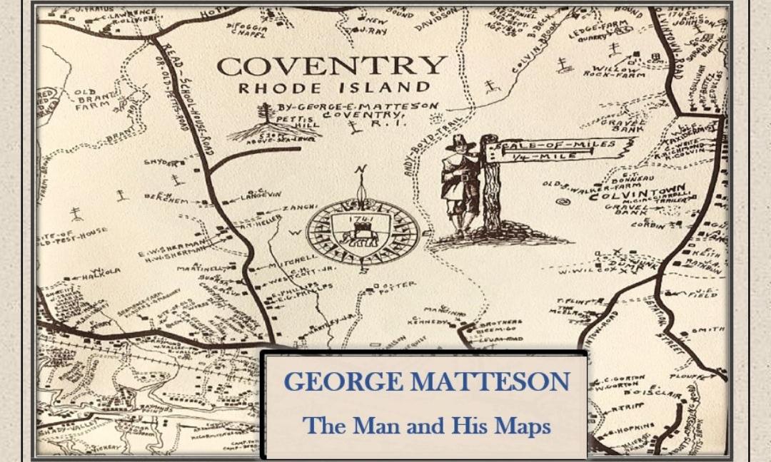 George Matteson The Man and His Maps at the Coventry Public Library on September 18 2025