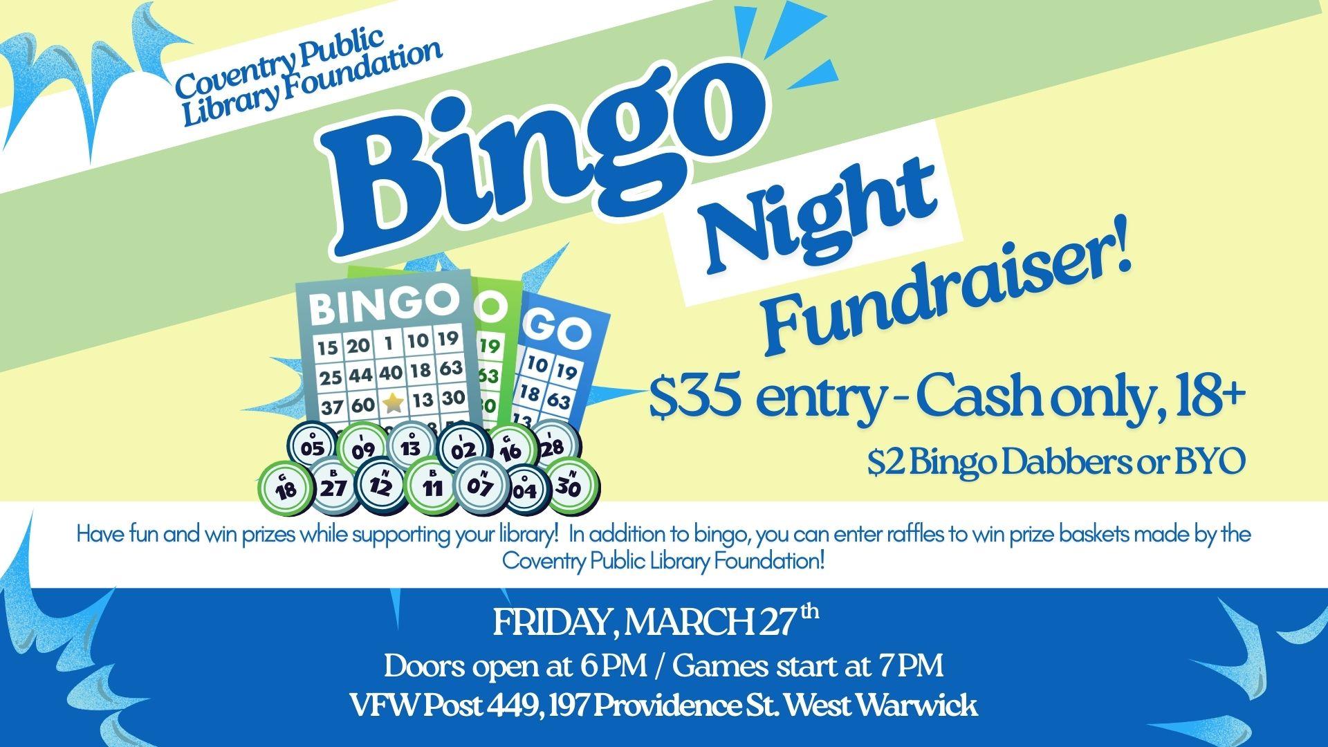 Bingo Night Fundraiser!