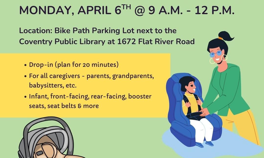 Car Seat Safety Check at the Coventry Public Library