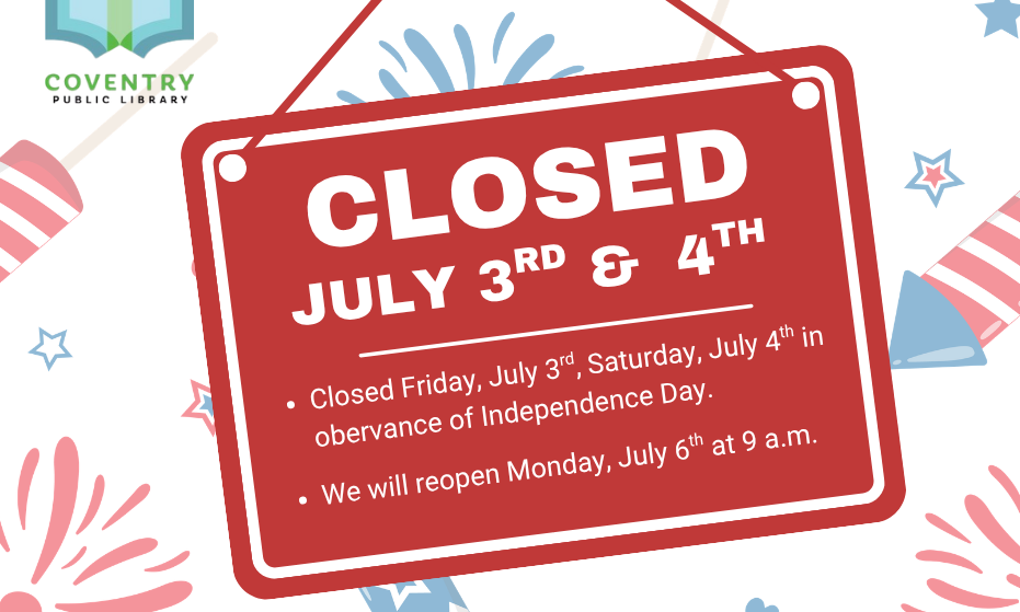 Library closed for holiday